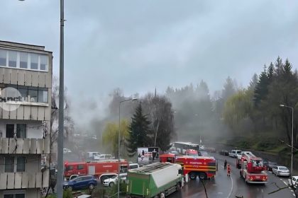 Incendiu la Liceul Forestier video