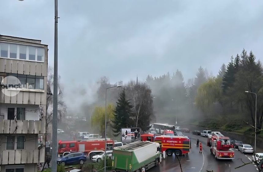 Incendiu la Liceul Forestier video