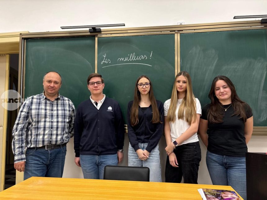 Sarbul Maria de la Liceul UMFST participanta la etapa nationala a Olimpiadei de limba franceza