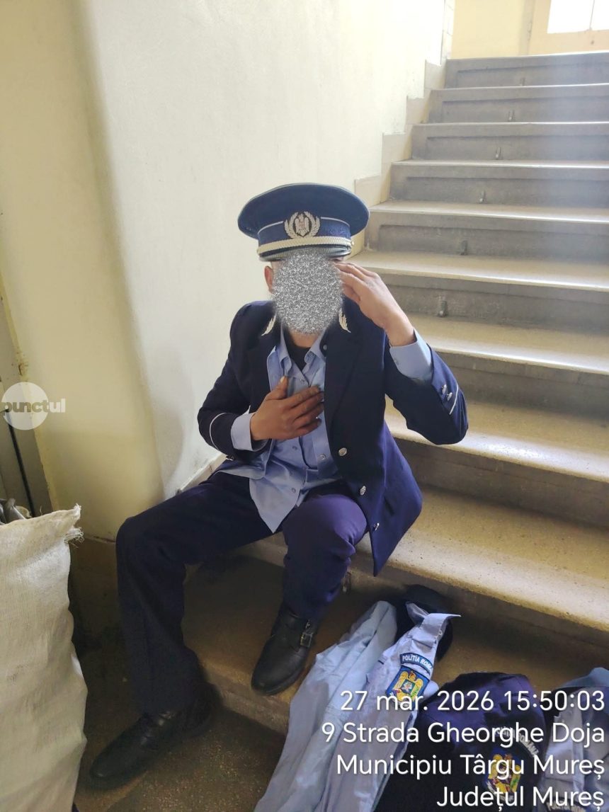 Un impostor in uniforma de politie se plimba prin Targu Mures