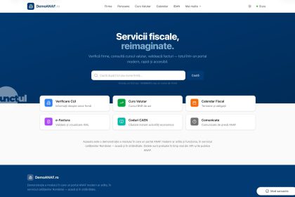 Un programator a refacut portalul ANAF in doua ore Site ul sau este de 7 ori mai rapid