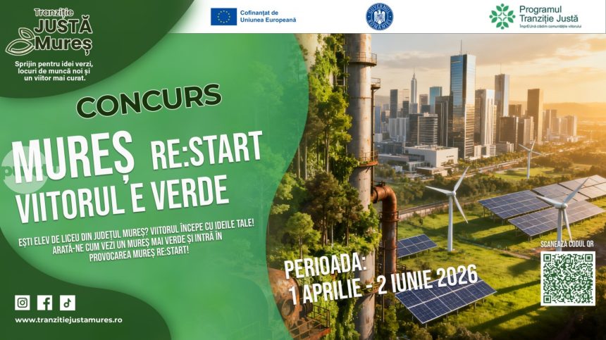 Concurs pentru liceeni care pot transforma ideile in realitate digitala Muresul Verde