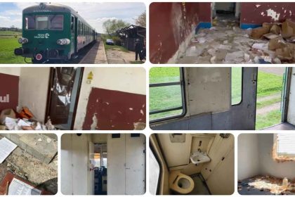 Gara Tarnaveni Vest distrusa vagoane degradate si o linie feroviara ce a cedat in fata realitatii