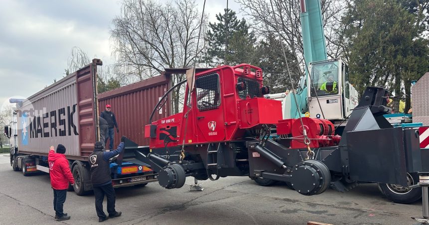 IRUM livreaza in Africa de Sud cel de al 12 lea utilaj forestier fabricat la Reghin
