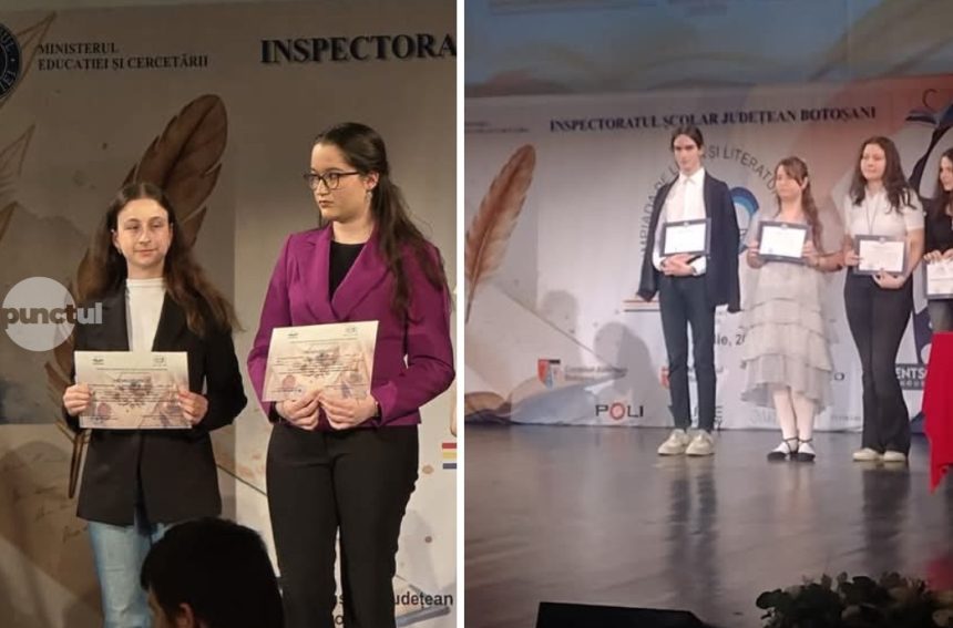 doi elevi ai liceului umfst la olimpiada nationala de limba si literatura romana