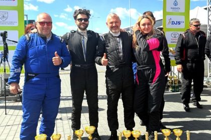 echipajele csm pe podium la raliul harghitei obtinand clasari notabile la diverse categorii