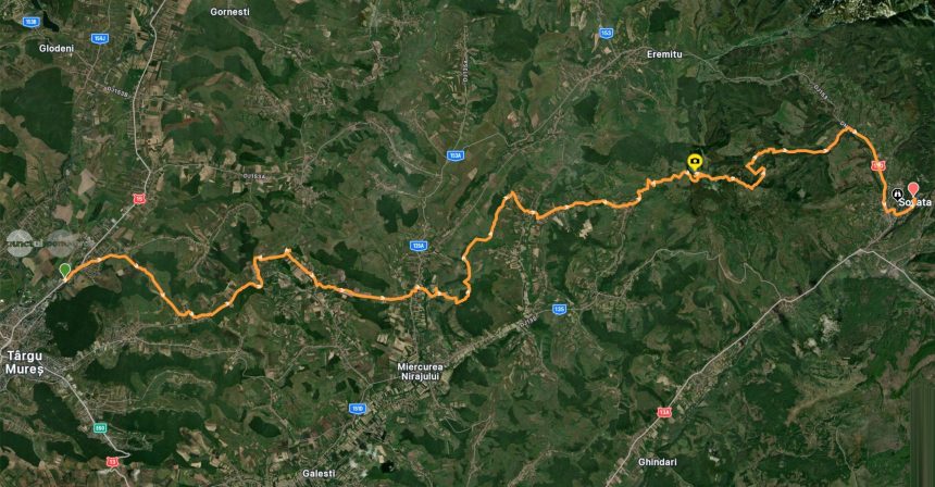 Sangeorgiu de Mures Sovata pe carari de pamant traseul offroad pentru acest weekend