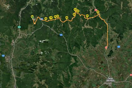 35 de kilometri prin munti de la Lacul Sfanta Ana la Targu Secuiesc