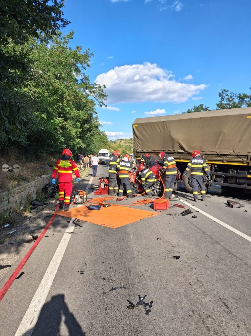 Accident soldat cu doua victime mortale langa Saschiz