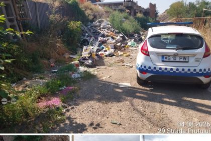 Amenda de 45000 lei pentru abandonarea deseurilor in spatii publice