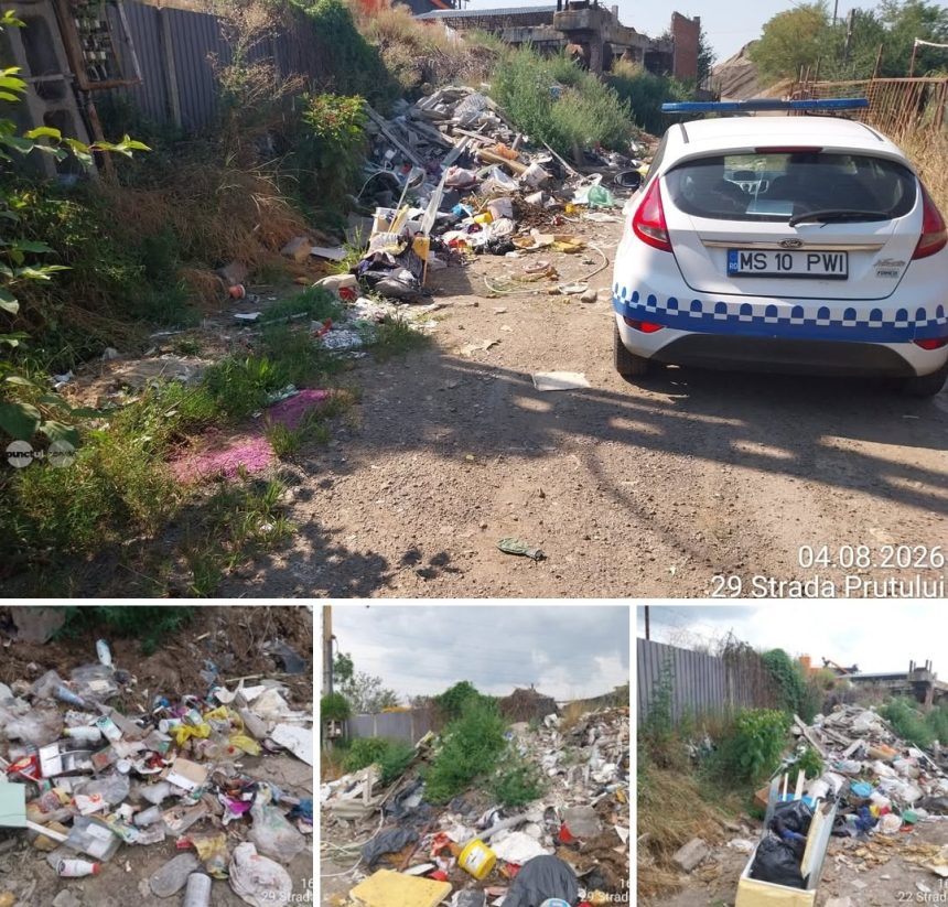 Amenda de 45000 lei pentru abandonarea deseurilor in spatii publice