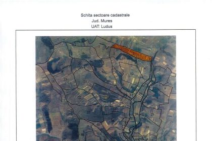 Anunt privind cadastrul sistematic la Ludus