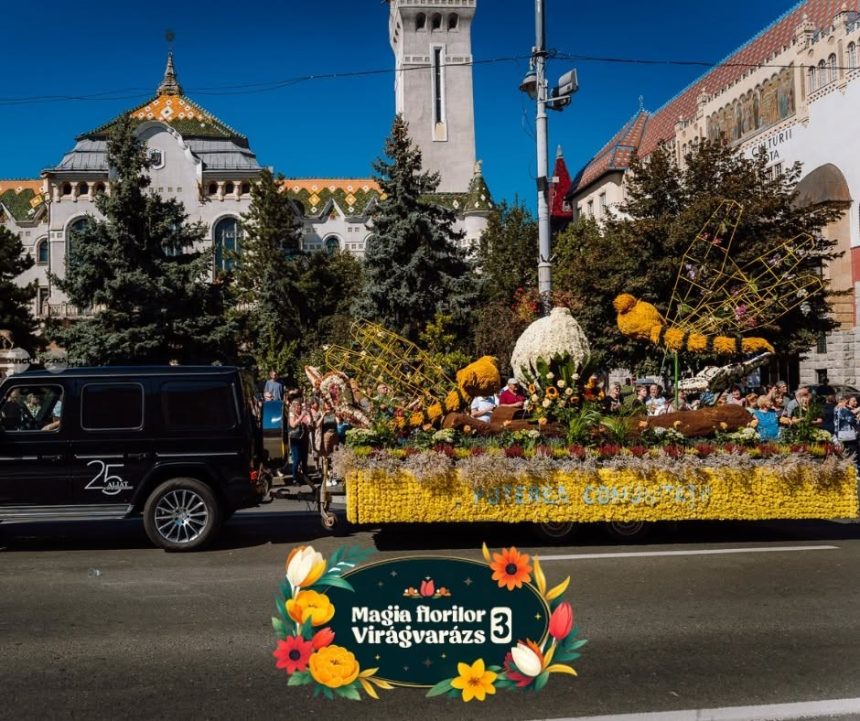 Cetatea Medievala din Targu Mures se imbraca in flori la a treia editie a Magiei Florilor