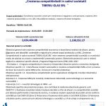 Comunicat privind implementarea proiectului Hestia Fabtech SRL
