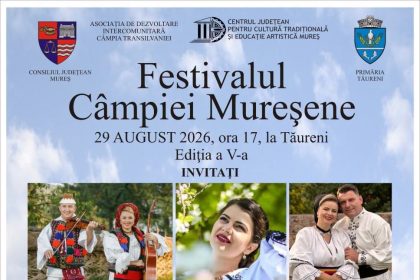 Festivalul Campiei Muresene se intoarce la Taureni Artisti renumiti si ansambluri folclorice la a cincea editie