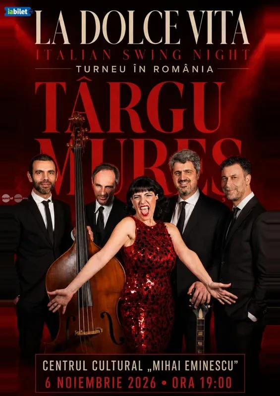 La Dolce Vita sosete la Targu Mures Marile hituri ale formatiilor Queen The Beatles si Guns N Roses reinterpretate in stil swing