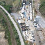 Lucrarile la cea ferata Brasov Sighisoara progreseaza Cartitele au excavat aproape 7 kilometri de tunel