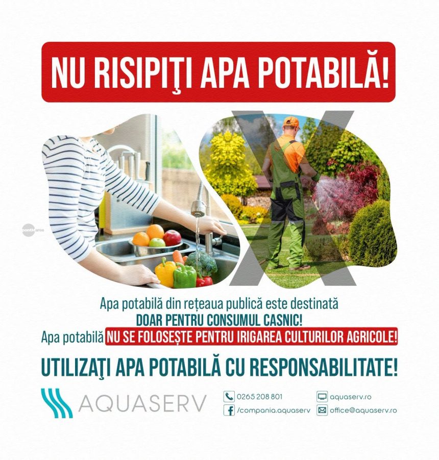 NU DESEMNATI APA POTABILA