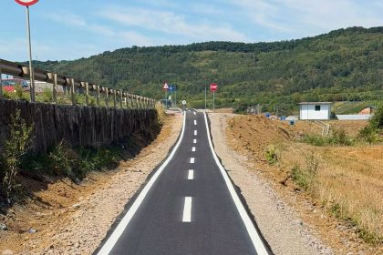 O noua pista pentru biciclete intre Chendu si Balauseri aproape de finalizare