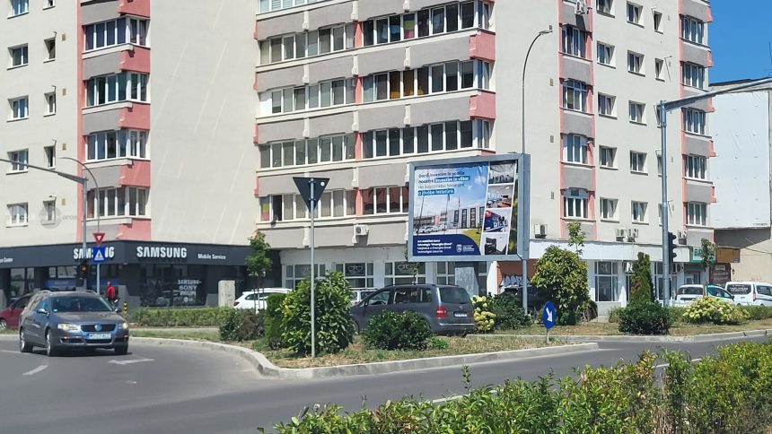 Tufa recent plantata pe Gheorghe Doja problema de vizibilitate pentru conducatorii auto