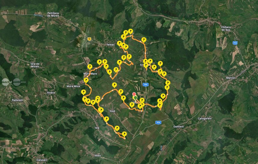 traseul offroad bucla de 33 de km din apropierea targu Mures cunoscut de putini mureseni