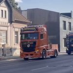 video parada camioanelor in targu mures