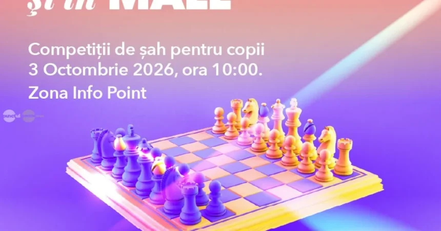 Concursul „Șah în școală” revine la Shopping City Târgu Mureș