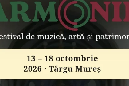 Opt concerte și șapte ateliere la Târgu Mureș, până pe 18 octombrie