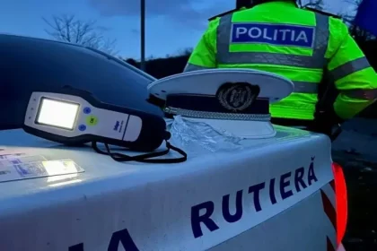 Polițiști români și europeni, exerciții de pilotaj pe circuitul de la Cerghid