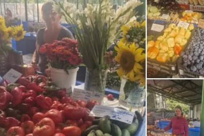 Producătorii locali din Mureș își vând produsele în Piața Dacia