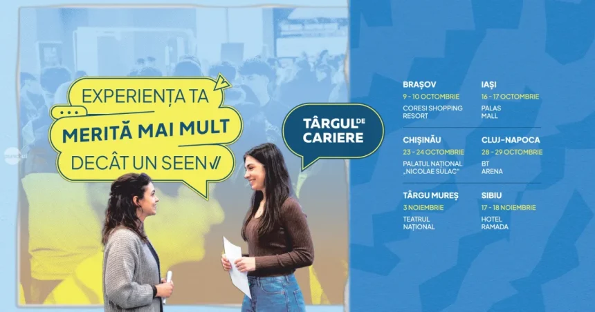 Târgul de Cariere revine la Târgu Mureș pe 3 noiembrie, la 20 de ani de activitate