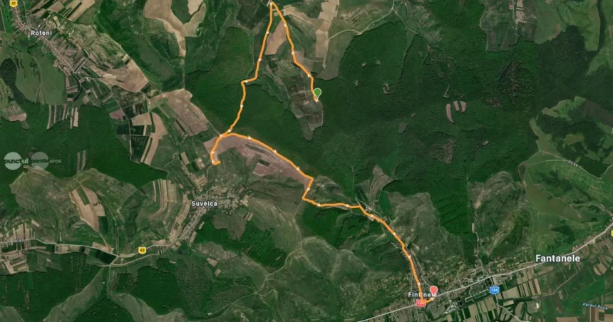Traseu offroad de weekend: 10 km pe dealurile dintre Suveica și Fântânele