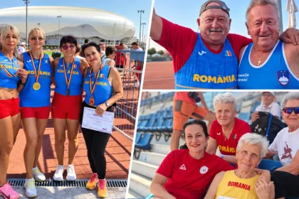 Veteranii de la CSM Târgu Mureș, medalii de aur și bronz la Balcaniada de Atletism