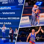 Adrian Recorean, campion mondial la lupte pentru a patra oară