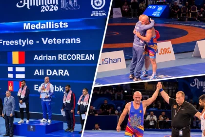 Adrian Recorean, campion mondial la lupte pentru a patra oară