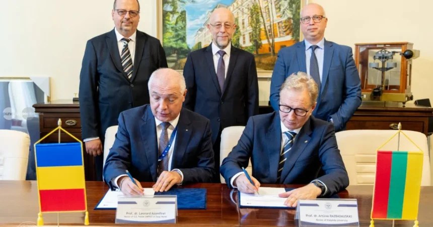 Colaborare academică între UMFST Târgu Mureș și Universitatea din Klaipeda