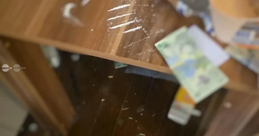 Doi reținuți pentru trafic de droguri, după ce s-a găsit aproape un kilogram de „cristal”