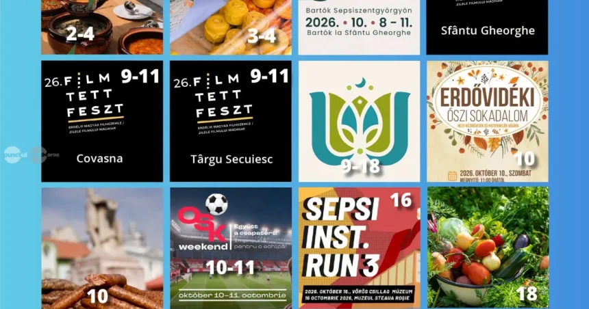 Județul Covasna oferă toamna aceasta un calendar plin de experiențe