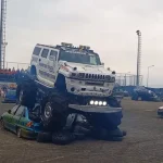 Monster Truck Show a adus cascadorii spectaculoase și adrenalină la Târgu Mureș