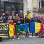 O mamă și cei doi fii ai săi au dus Ștafeta Veteranilor Invictus până la Târgu Mureș