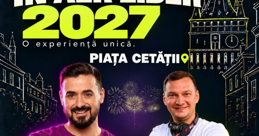 Petrecere de Revelion 2027 în Piața Cetății din Sighișoara, alături de DJ OLiX și DJ Rujoi