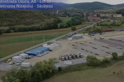 Primele tuneluri pe A8, în Mureș: încă 23,4 km pe lotul Miercurea Nirajului - Sărățeni