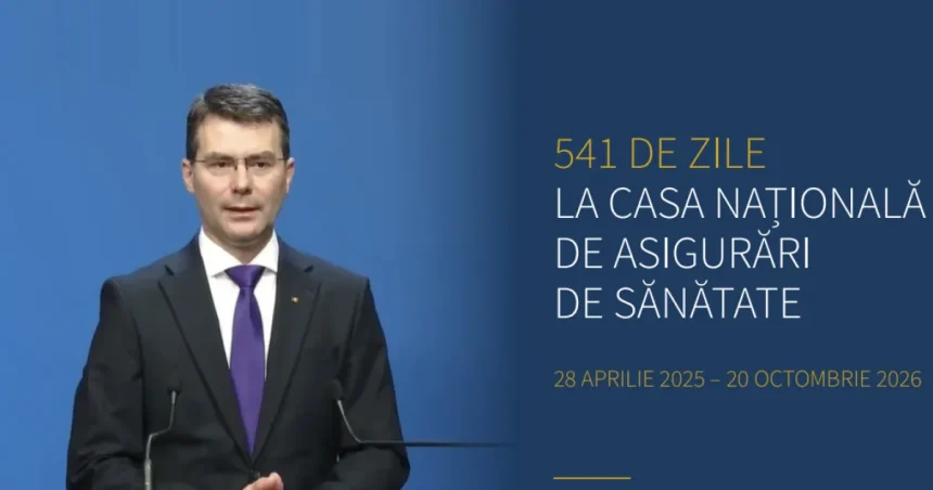 Raportul lui Horațiu Moldovan după 540 de zile la CNAS. Casa cere bani pentru sănătate