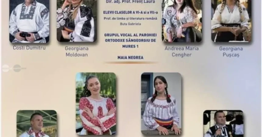 Spectacol dedicat iei românești, la Sângeorgiu de Mureș, cu muzică și dansuri