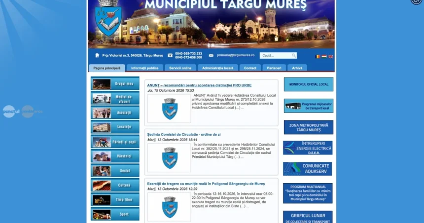 Târgu Mureș a căzut în clasamentul orașelor digitale: de pe locul 14 pe 172 din 325