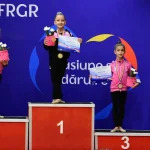 Târgu Mureș: Natașa-Maria Racian, campioană națională la gimnastică ritmică la 7 ani