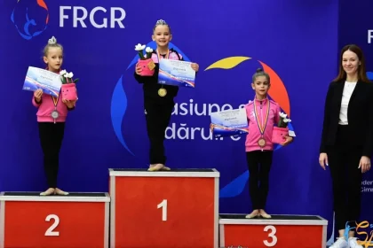 Târgu Mureș: Natașa-Maria Racian, campioană națională la gimnastică ritmică la 7 ani