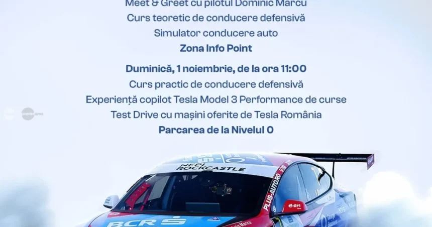 Tesla Model 3 Performance, disponibil pentru test drive în Shopping City Târgu Mureș