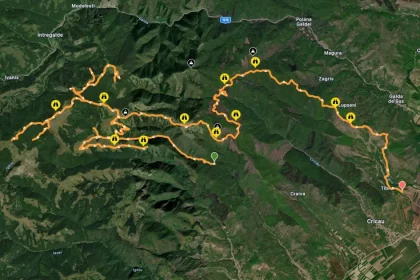 Traseu de 62 de kilometri prin Trascău pentru o zi întreagă de aventură de weekend
