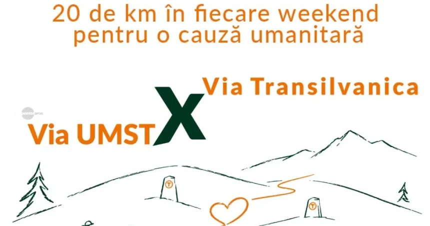 UMFST și Via Transilvanica lansează VIA UMFST: drumeții pentru sănătate și caritate